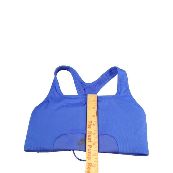 Nike Air Dri-Fit Swoosh Sports Bra Women Sz M Blue Padded DN4211-405 Workout - Picture 4 of 7